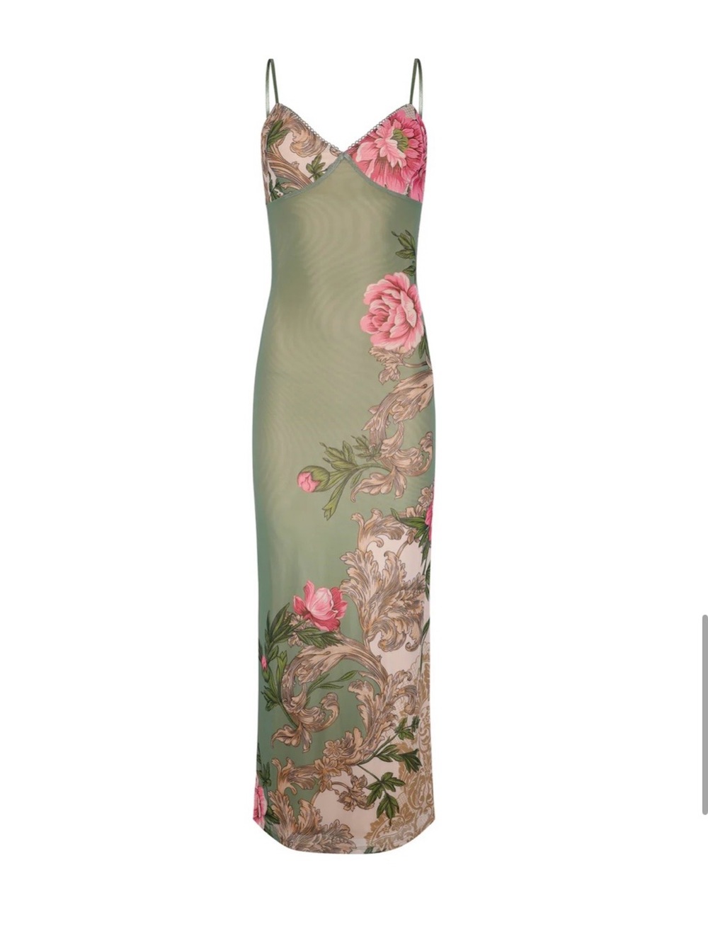 Tiger Mist Julianna Dress - Green Floral - Picture 2 of 5